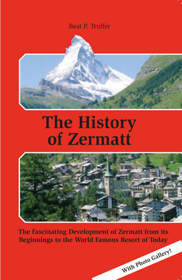 Book Cover History of Zermatt